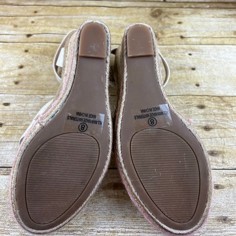 Venus Wedge Ankle Strap Sandals Size 8 M - Picture 4 of 6